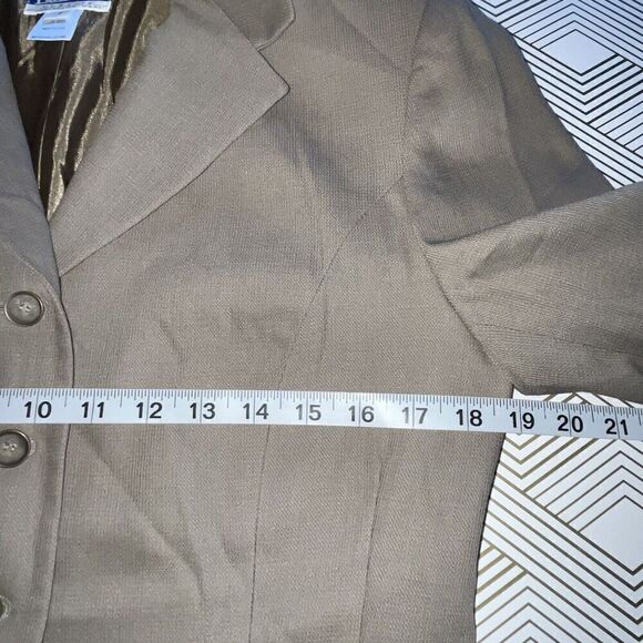 Pendleton Classic‎ Skirt Suit Set Sz 6 Brown Wool Midi Pencil Skirt Pockets  USA - Picture 3 of 14